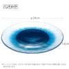 Toyo Sasaki Glass Plate FUTAE Futae Plate 240 Set of 3 Made in Japan Large Plate Round Plate Utensil Dish Glass Plate Tableware 46068WSHB