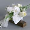 Wedding Bouquets with Ribbon for Bridal, Bridesmaids, Anniversary, Wedding