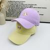 New Cute Puppy Baseball Cap Female Macaron Color Spring and Summer Face Small Versatile Soft Top Cap