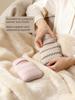Fasola Mini Small Hot Water Bottle, Thickened Silicone Warm Water Bag, Winter Warming Bed Heating Pad, Special Device for Hot Compresses