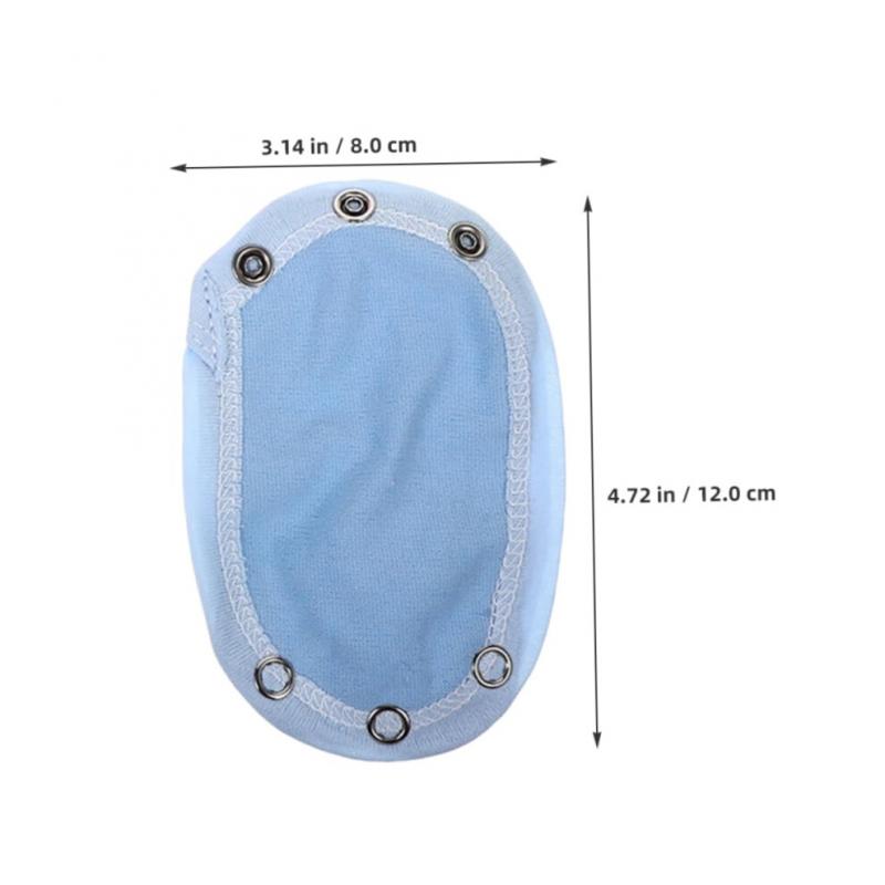 Cotton Slippers Extensions Pack of 10 for Boys Girls Snap Extenders for Bodysuits Jumpsuits Breathable Clean Design