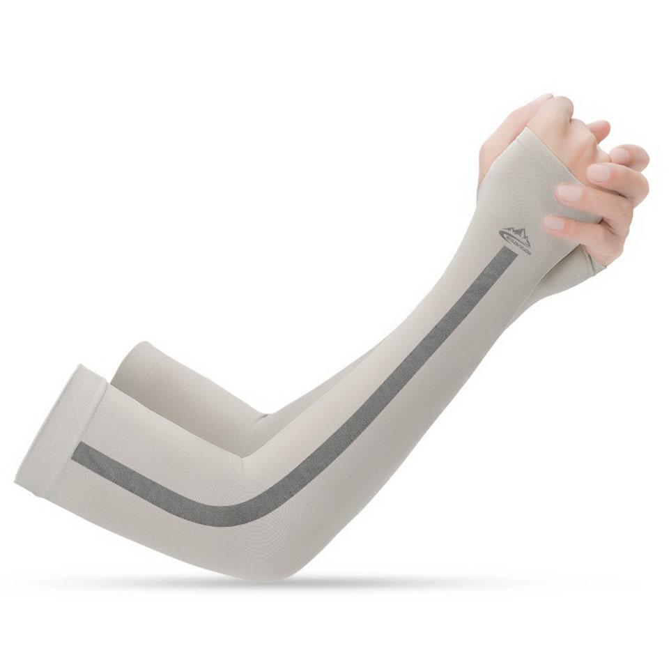 

Durable And Safe 1Pair Summer Ice Silk Sun Sleeve Ultraviolet Protection Ice Sleeve Quick-Drying Arm Sleeve Outdoor Bicycle Sports Fishing