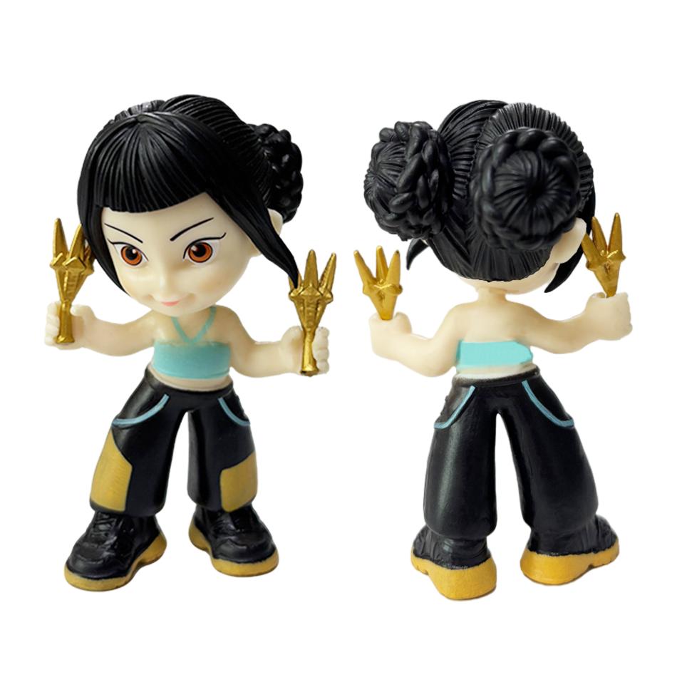 NEUE Hexe Jägerin Squa Rumi Zoe Mira Anime Polyvinylchlorid Charakter Sammlung Schreibtisch Ornamente KinderErwachsene Neujahrsgeschenk