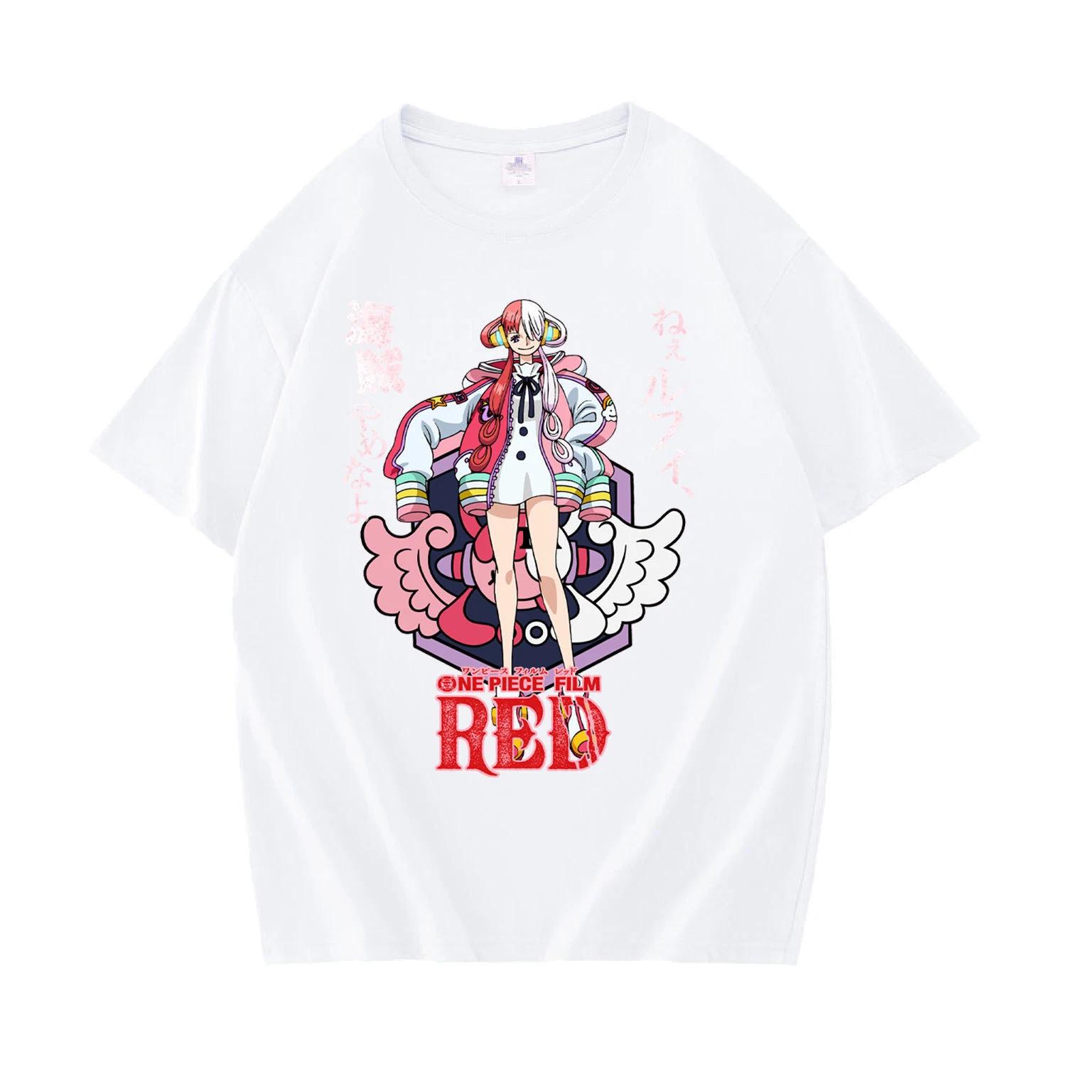 

One Piece Uta Cosplay Anime Manga T-Shirt Tee Undershirt Costumes 100% Cotton S