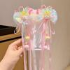 Mid-Autumn Hanfu Fairy Hair Clip - Women's & Children's Ancient Style Floral Tassel, Sweet Accessory for Girls
