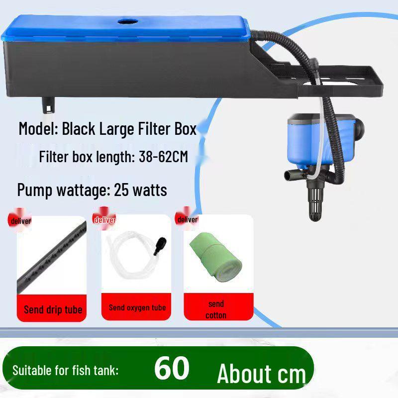 Silent Three-in-One Fish Tank Oxygenating Circulation Filter System