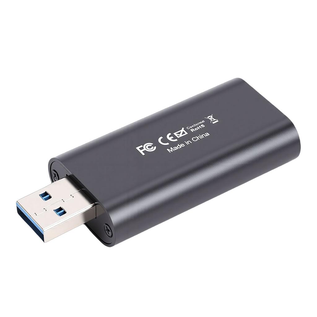 Video Capture Card 4K 30hz High Definition Multimedia Interface to USB Audio Video Capture Device for Streaming Gaming