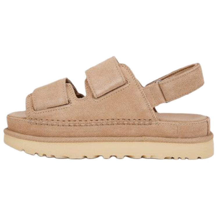 UGG Golden Family Two-Layer Cowhide Open-Toe Fashion Slide Sandals Women Sandals 1141493-SAN