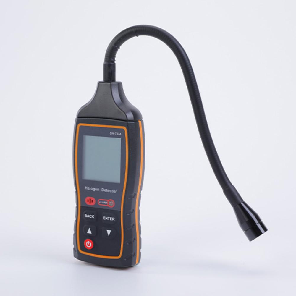 Gas SW743A Electronic Air Conditioning Refrigerant Freon Maintenance Leak Meter Halon Refrigerant L9M1