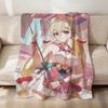Ukinami Yuzuha Alice cp carino Zenless Zone Zero morbida calda coperta di peluche divano soggiorno animale domestico hogar camera da letto regalo casa Auto portatile