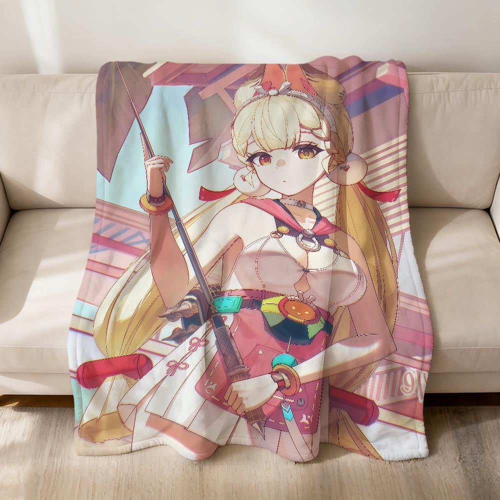 Ukinami Yuzuha Alice cp carino Zenless Zone Zero morbida calda coperta di peluche divano soggiorno animale domestico hogar camera da letto regalo casa Auto portatile