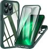 iPhone 13 Pro 6.1" Green Case + 360° Protection Film Hensyple Housing