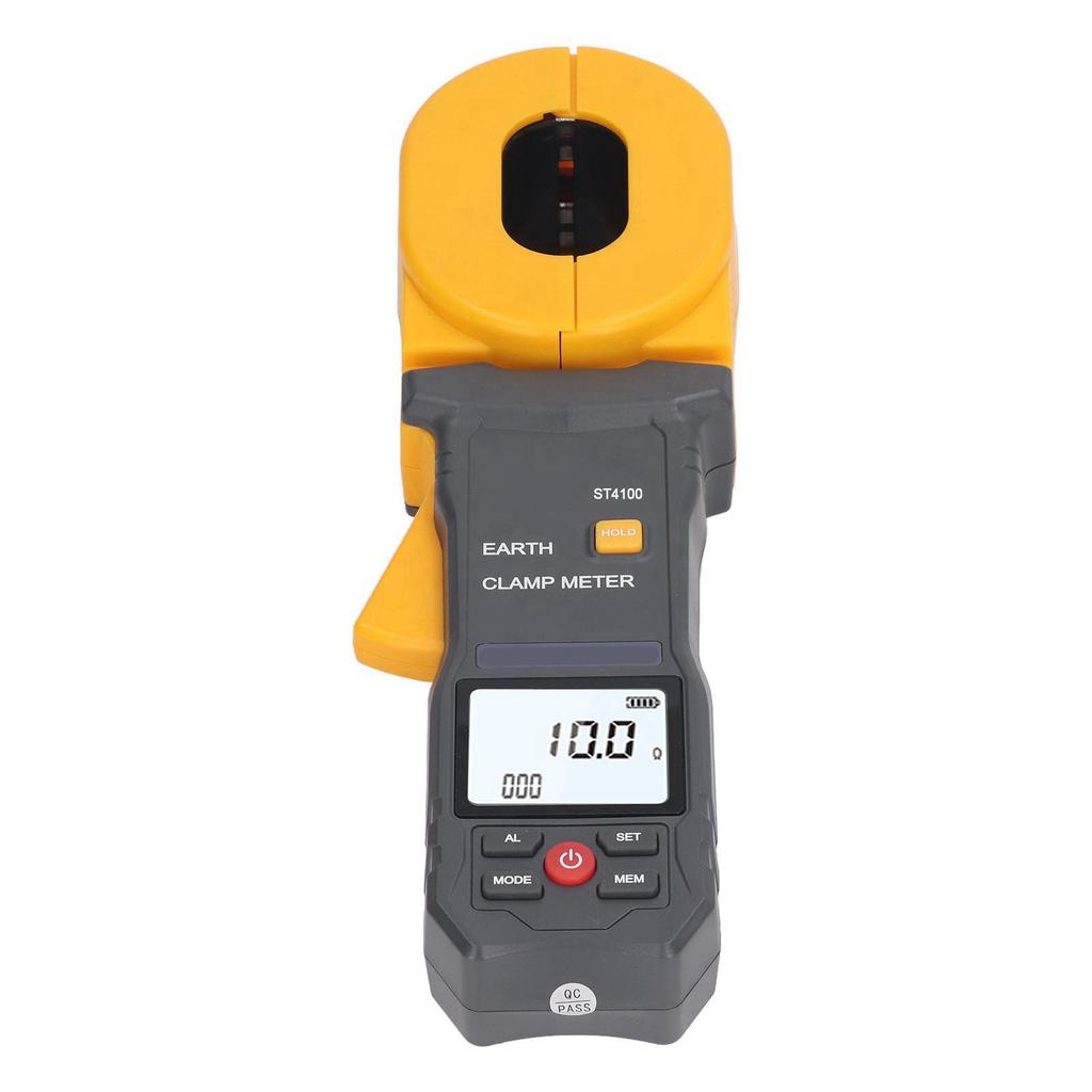 LCD Digital Clamp Ground Resistance Meter Auto Power Off Clamp Earth Resistance Meter Tester for