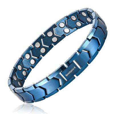 Magnetic Pure Titanium Suitable for Sensitive Double Row Magnetic Inch Magnetic [Apocalyptic-K] Men's Anklet, (light) Anklet, Skin, 25CM, Anklet,