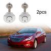 Car Bonnet Push Button Release Clip Set 2Pcs Low Profile Hood Lock for Engine Compartment Security and Styling