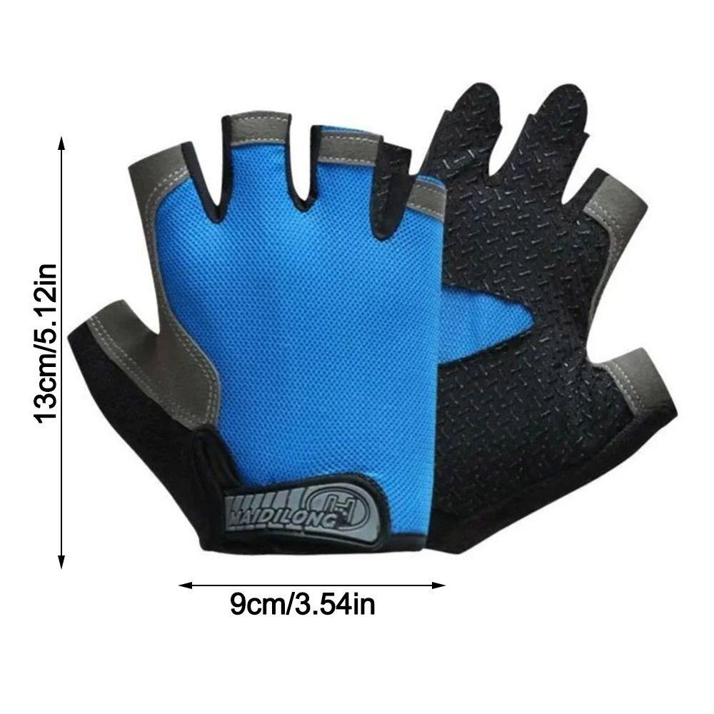Breathable Weight Lifting Fingerless Gloves Anti Slip Workout Gym Gloves  for Men Women