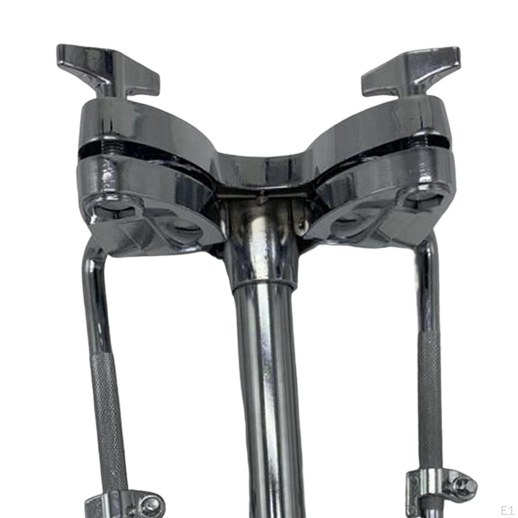 Tom Drum Stand Holder Rack Mount Bracket Stable Set Accessory Clamp Double