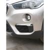 2x ABS Bright Silver Front head Fog Lamp Molding Cover Trim For BMW X1 F48 16-19