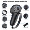 Silicone Protective Cover for Meta Quest 3 Controllers with Rocker Caps