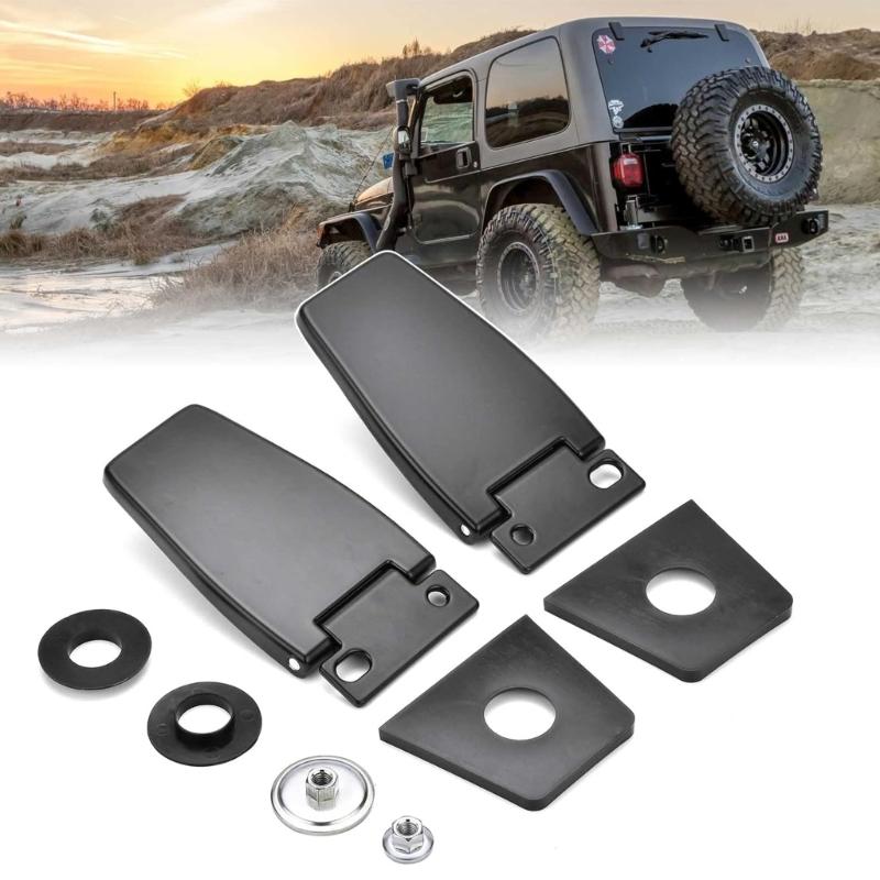 Rear Liftgate Window Glass Hinge Corrosion Resistant for YJ LJ 5013722AA 5013722AB 5013723AA 5013723AB 55008136 55074548