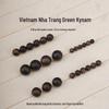 Green Kinan Agarwood Bracelet with Nha Trang Beads - Single Bead Sandalwood Material for DIY Accessories.
