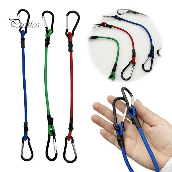 Vielseitige elastische Gurte für Garage, Bungee-Seil mit Metallhaken, Seil Langlebig Sicher Strapazierfähige Seile Haken Gurt, Flexibler Befestigungsgurt