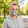 Adult KN95 Face Mask with Breathing Valve 7 Layer Protection 10 Pack Respirator Masks for Airborne Particle Filtration and Dust Prevention