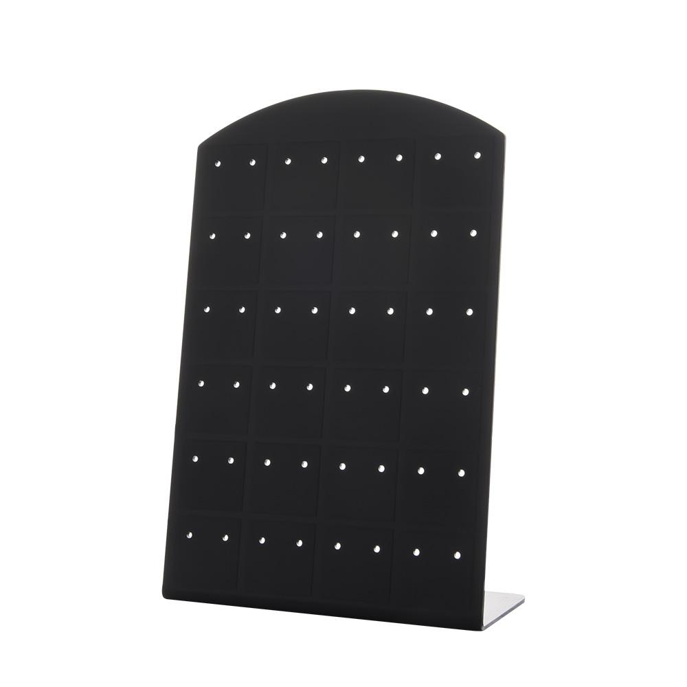 2pcs Fashion Portable Earrings Ear Studs Holder Plastic Jewelry Display Holders Earring Showcase Organizer Stand Storage Rack