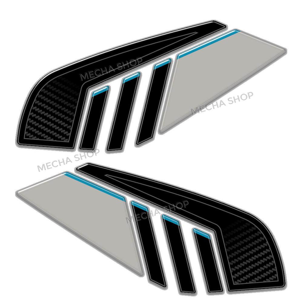 Motorcycle 3D Epoxy Resin Sticker fuel tank pad knee pads Protection Decal For CF MOTO 675SR-R 2025 2026