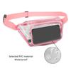 Transparent Fanny Pack PVC Water Resistance   Multipurpose Waist Bag for Travel