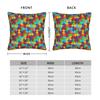 Vibrant Multi-Color Autism Puzzle Pillow Case Fashion Pillow Cover Soft Pillowcases For Wedding Party Home Decor