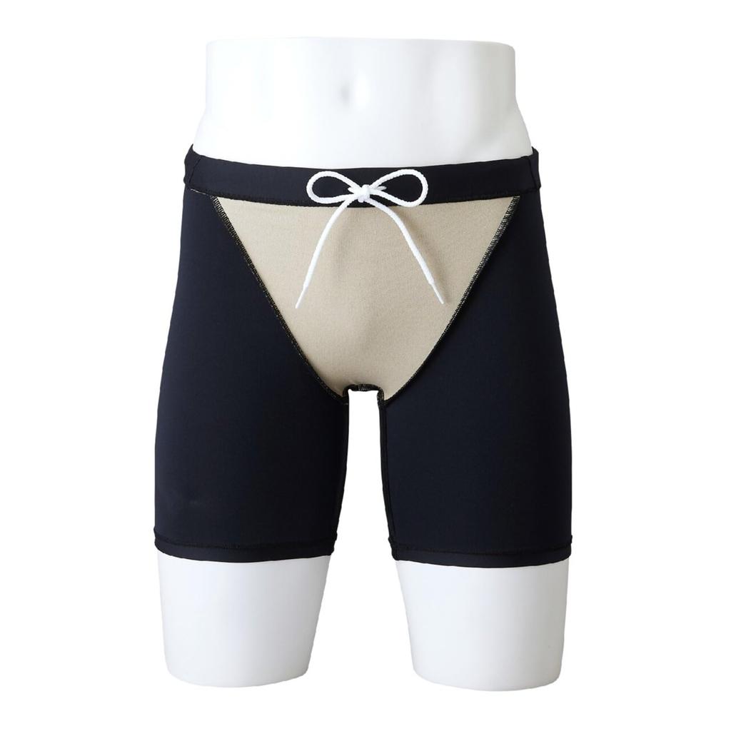 Mizuno Základní poloviční spodky N2MBAA01 Černé pro závodní a školní plavky (16cm vnitřní šev) Plavání, Plavání, Trénink,