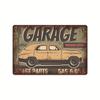 2024 American-Style Industrial Auto Repair Tin Sign - Frameless Decorative Wall Art
