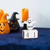 Pumpkin Ghost Castle Halloween Advent Calendar Spooky Wooden  Calendar Ornaments  Haunted House