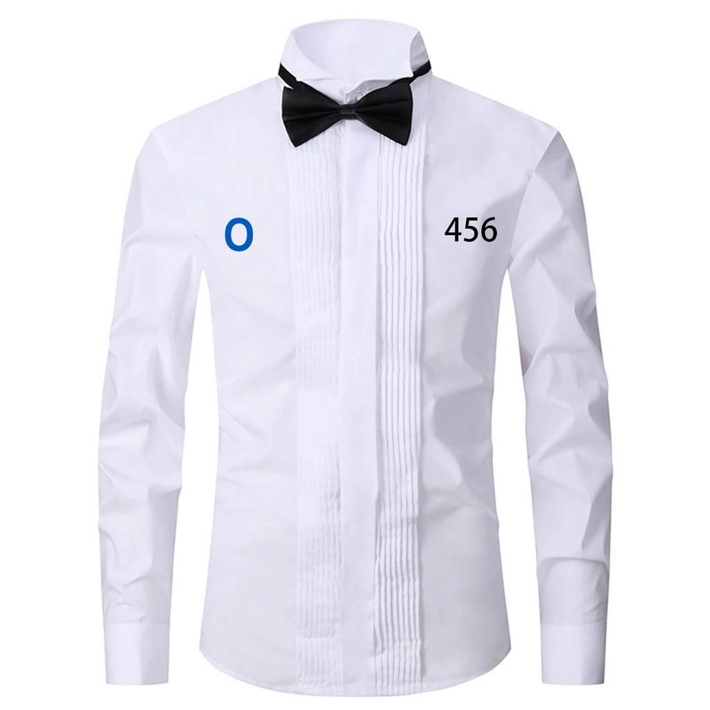 Men Women's Long Sleeved Shirt, Daily Fashion Printed Button Top, Chest Pocket Cardigan