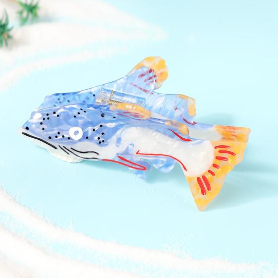 Shark Shape Hair Claw Women Thick Hair Back Head Shower Hair Clip Non-Slip Hair Accessories Hair Styling Tools