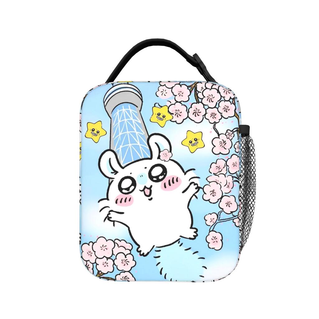 Cute Cartoon Manga Chiikawas Insulated Lunch Bags Leakproof Reusable Cooler Bag Tote Lunch Box Office Picnic Men Women