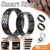 New Smart Ring LED Display Screen Heart Rate Blood Oxygen Monitor Waterproof Fitness Sports Smartring Men Women For Android IOS