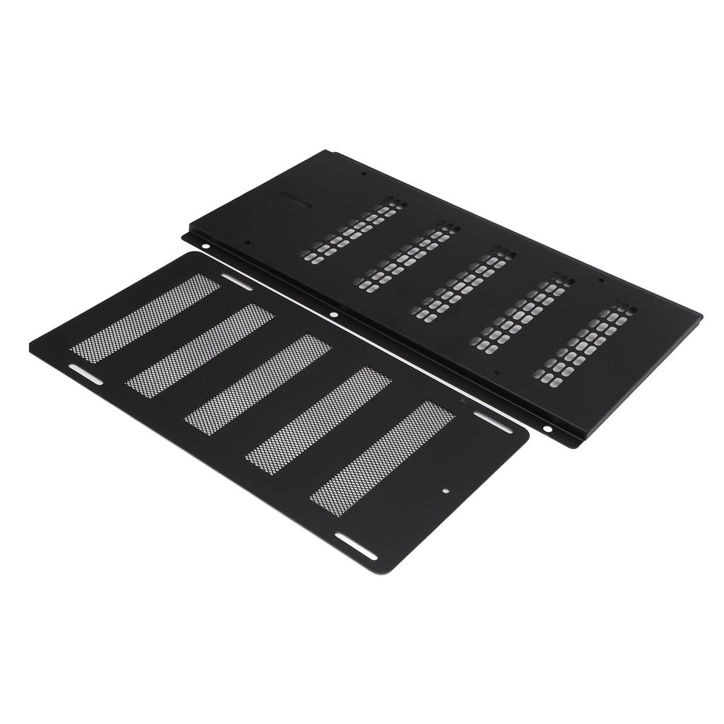 16x9in Crawl Space Vent Cover   With Damper Screen Heavy Duty Metal   Vent Grille Cover For RV Trailer Yacht Garage