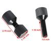 2Pcs Flange Alignment Pin Set Threaded 2 Hole Flange Alignment Pin Pipefitter Tools 1‑1/8in Two Hole Pins Kit