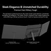 Blackview DCM6 Triple Laptop Screen Extender,14" 1080P FHD IPS Portable External Screen,Two Cable USB C,Plug & Play,  Compatible with Windows/Mac
