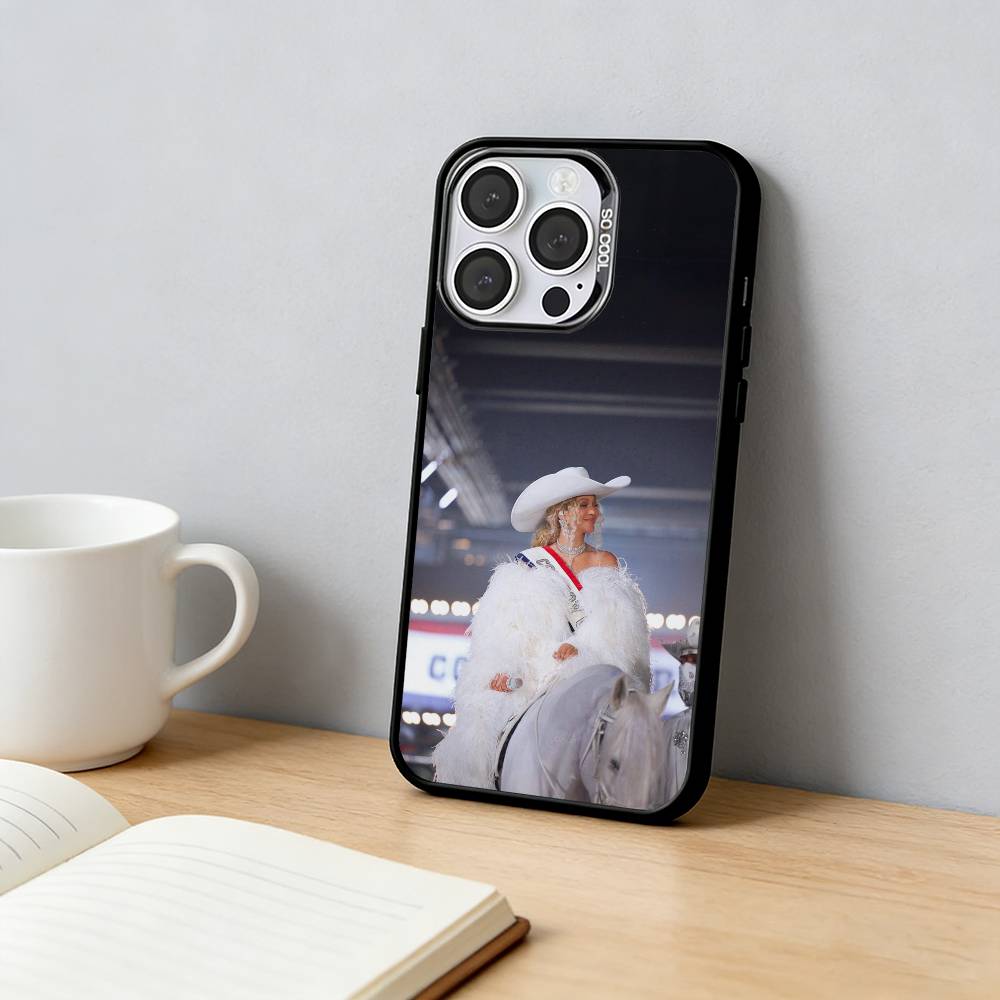 

Cowboy Carter Phone Case For iPhone 17,16,15,14,13,12,11 Plus,Pro Max,XS,Colorful Silver Phone case Funda Cover iPhone14Plus