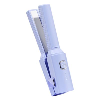 Piastra per capelli portatile senza fili 30 secondi Calore rapido Styler a doppio scopo Ricarica USB Spegnimento automatico Styler per capelli da viaggio antiscottatura wireless