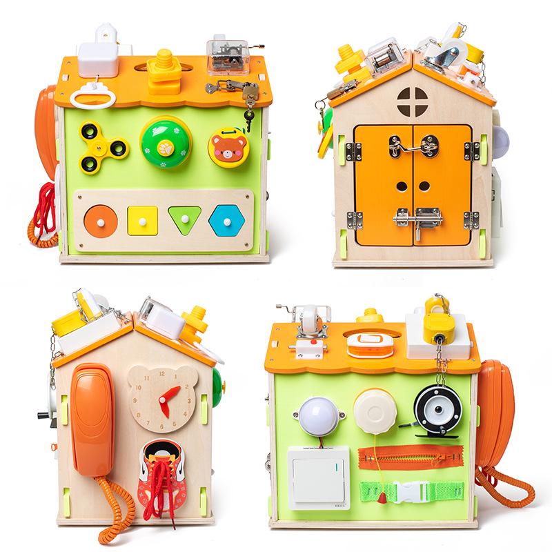 Montessori Busy Box: Early Education Toys for Ages 2-3