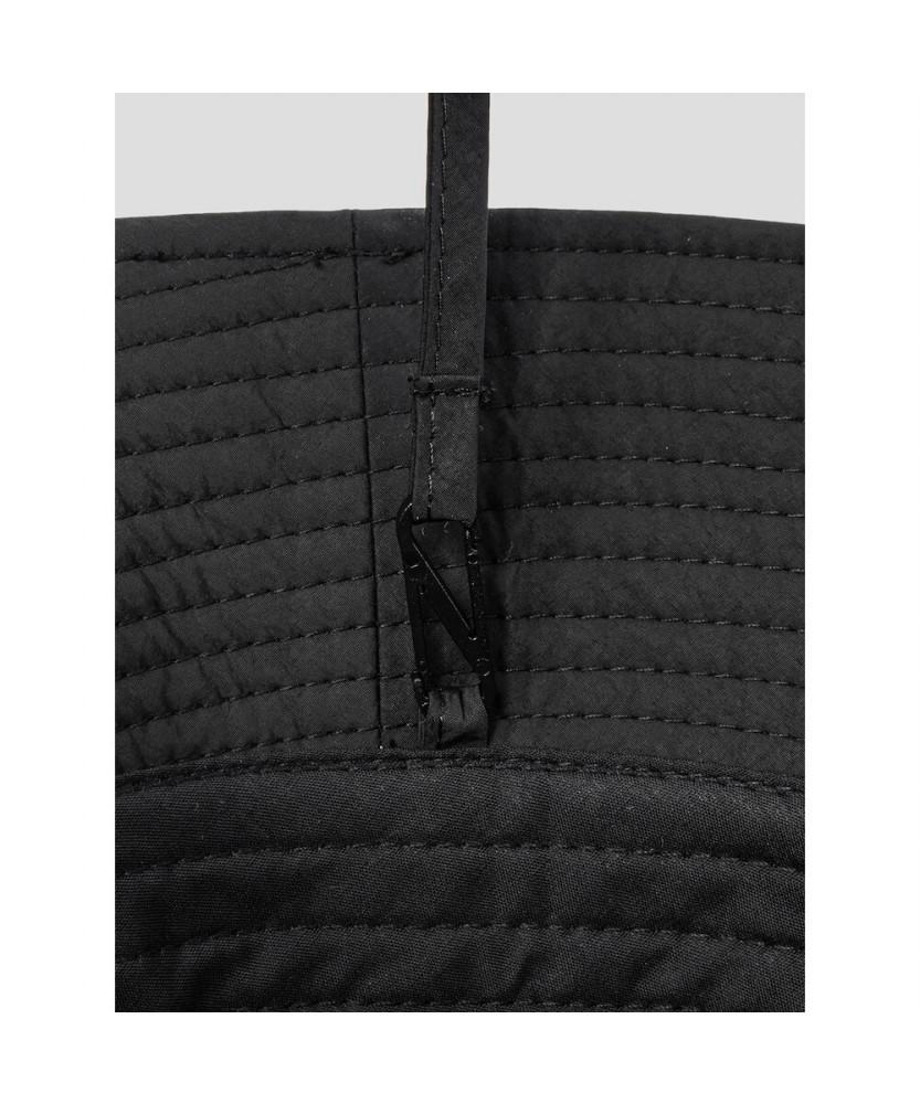 Binpolaegseseoli Nylon Stitch Bucket Hat - Black