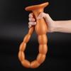 Liquid Silicone Bead Anal Plug  Extra Long And Soft  Suitable For Men And Women In The Back  Masturbation Dilator SM Couple Flirting Toy