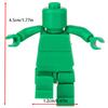 1 PC Multi-joint Movable Building Block MiniFigure Moc Children Bricks Doll Gift Toy Mini Collectible Toy Colorful 1.77 Inch