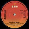7inch Record JOHNNY NASH  You Cant Go Halfway SCBS2712 CBS 1974 UK SoulFunk Used