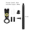 Motorcycle Handlebar Mount Invisible Adjustment Selfie Stick Bicycle Monopod Bracket for GoPro DJI Insta360 Camera Accessories