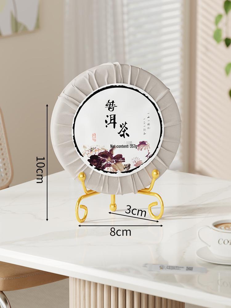 Runder Dekoteller & Bilderrahmenständer - Display für Teller, Uhren, Ornamente und Teekuchen